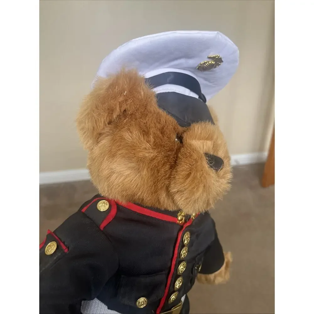 Genuine U.S. MARINE CORPS ENLISTED DRESS BLUE UNIFORM PLUSH BEAR 21